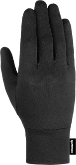 Reusch Merino Wool Conductive 6105170 7700 black front